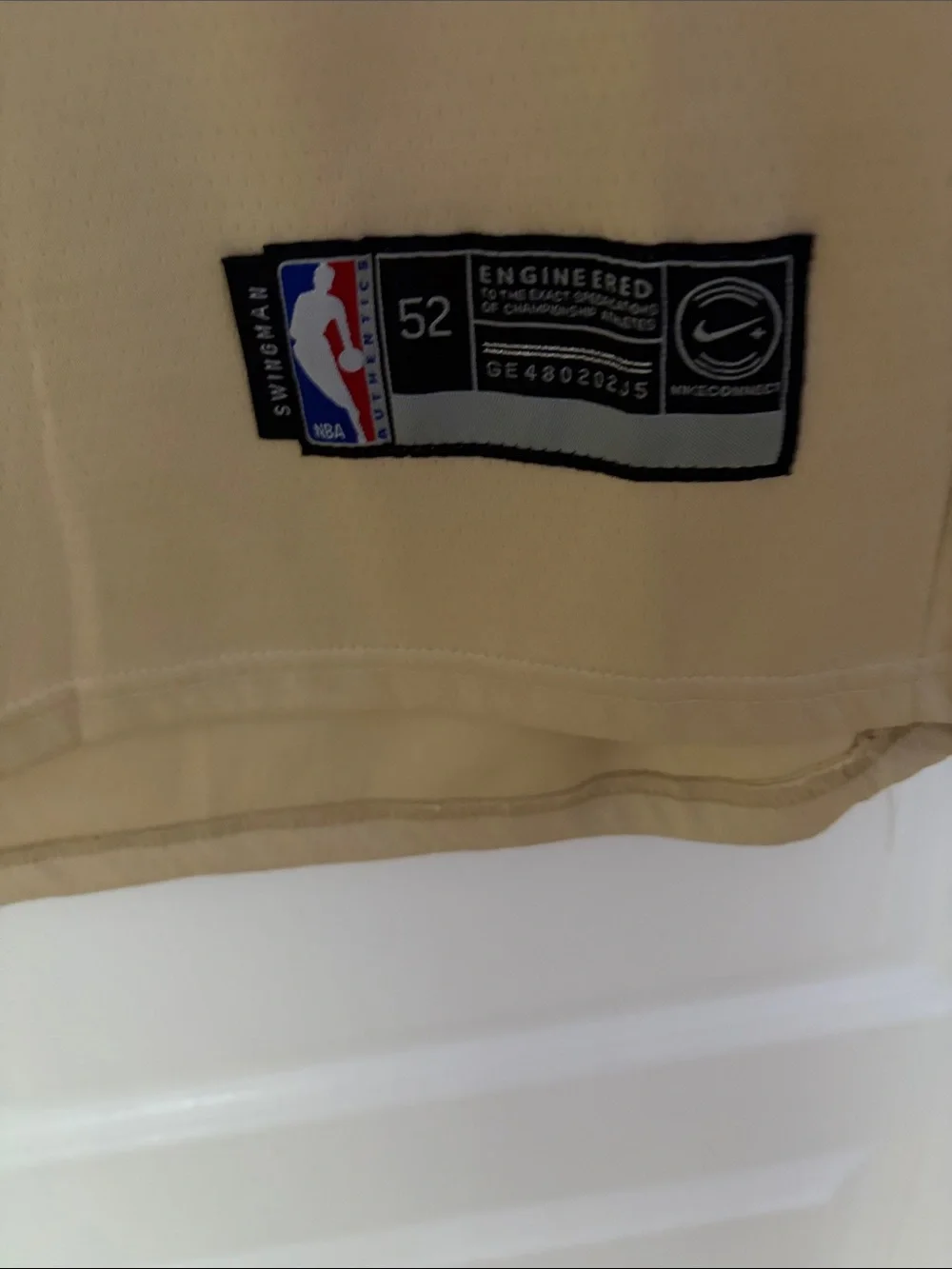 Nike Gold and Green Milwaukee Bucks #34 Basketball Jersey